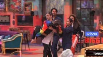 Himanshi Khurana faints during captaincy task, panicked Asim Riaz lifts her in his arms