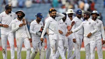 Team India after series win against Bangladesh at home last year