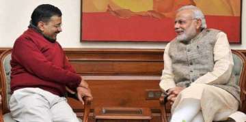 Arvind Kejriwal, PM Modi, swearing in, February 16