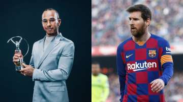 lewis hamilton, lionel messi, lionel messi laureas world sportsman of the year, laureus world sports