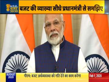 PM Narendra Modi addressed the nation on Bdget 2020