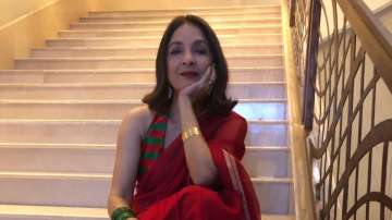 Neena Gupta looks ravishing in red-hot saree