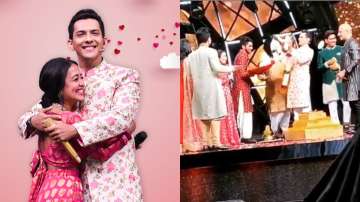 Video of Neha Kakkar, Aditya Narayan taking 'pheras' on Indian Idol 11 goes viral