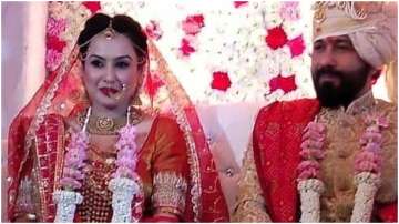 First wedding pictures of Kamya Punjabi
