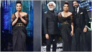 Priyanka Chopra is a vision in black as she walks the ramp in Mumbai (In Pics, Videos)