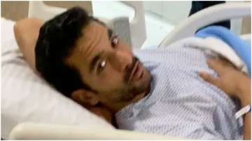 Angad Bedi undergoes knee surgery, shares video from hospital 