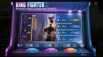 pubg mobile king fighter event, pubg mobile, pubg mobile black cat outfit, how to get black cat outf