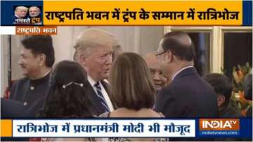 Rajat Sharma with US President Donald Trump