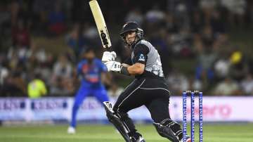 Ross Taylor in action against India in T20I series