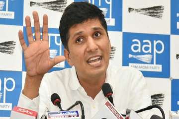 A file photo of AAP MLA Saurabh Bhardwaj