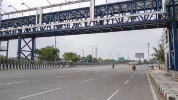 A view of the Delhi-Noida road (PTI)