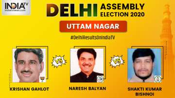 Uttam Nagar constituency result live