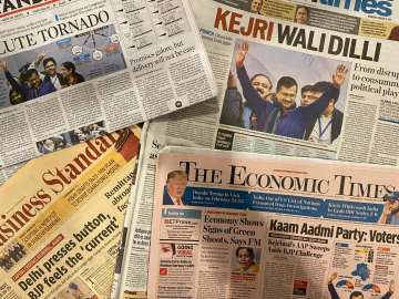 League of Extraordinary Headlines: Newspapers react to Kejriwal's 'AAP-solute Tornado' in Delhi