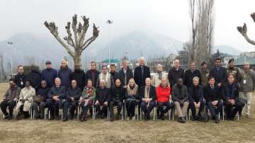 Foreign Envoys in J-K: Extensive interaction with civil society, politicians, business leaders and m