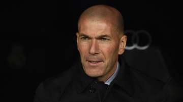 Real Madrid's head coach Zinedine Zidane