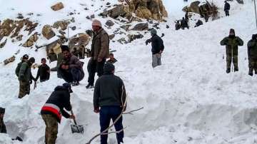 Army rescues nine people stranded in snow in J-K's Rajouri