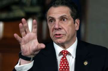 A file photo of New York state governor Andrew Cuomo
