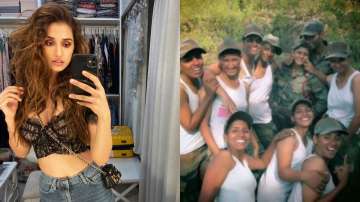 Disha Patani shares photos of sister Khusbhoo from Army training days