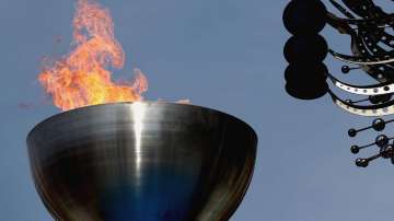 The Olympic Flame at Praca da Candelaria downtown Rio de Janeiro during the Rio 2016 Olympic Games?