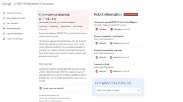 google, coronavirus, corona, covid-19, covid, google new website, latest tech news