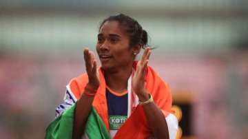 Star Indian sprinter Hima Das