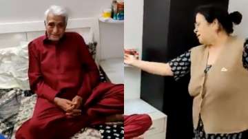 Made Our Day! Woman dancing on Gali Mein Aaj Chand Nikla to welcome husband from hospital is unmissa