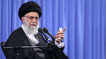 A file photo of Iran's Supreme Leader Ayatollah Ali Khameini (AP image)