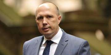 A file photo of Australia's home minister Peter Dutton (AP)