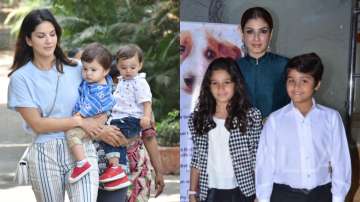 Bollywood moms Raveena Tandon, Sameera Reddy, Sunny Leone talk about childcare amid lockdown