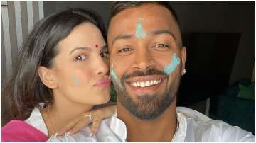 Natasa Stankovic celebrates Holi 2020 with fiance Hardik Pandya