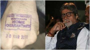 Amitabh Bachchan home quaratine hand