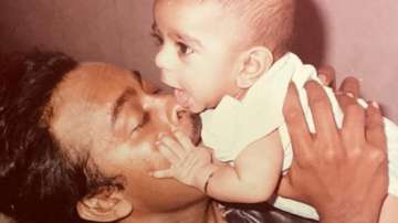 Chiranjeevi wishes son Ram Charan with throwback photo on birthday