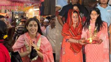 Sara Ali Khan attends Ganga aarti in Varanasi despite Covid-19