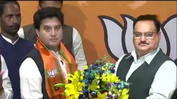 Jyotiraditya Scindia joins BJP.