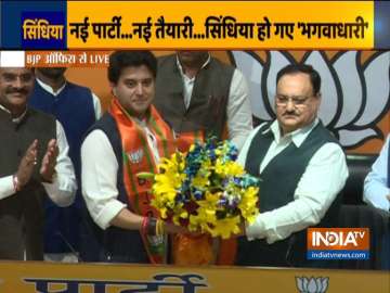 It's Official: Jyotiraditya Scindia joins BJP in presence of JP Nadda