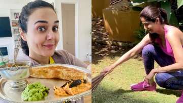 Here's how Preity Zinta, Shilpa Shetty are making the best use of quarantine by cooking and cleaning