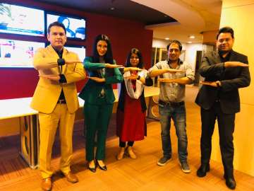 India TV continued the tradition of breaking gender stereotypes by participating in the IWD 2020 drive -- of posting pictures on social media platforms clicked in #EachForEqual pose.