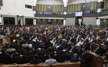 Afghan Parliament put on lockdown after COVID-19 crisis in Kabul