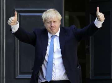 A file photo of UK PM Boris Johnson