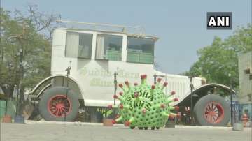 Telangana museum unveils coronavirus themed car to spread awareness | Photos
