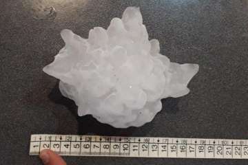 'Largest hailstones' ever recorded during thunderstorm in Argentina