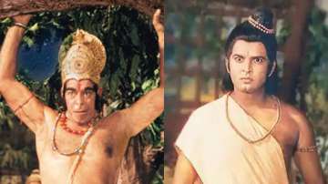 Ramayan's Lakshman aka Sunil Lahri and Hanuman aka Dara Singh's rare BTS photo will make your day