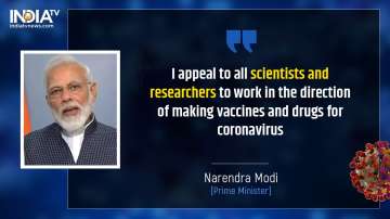 PM Modi to scientists: Work towards making a vaccine for coronavirus