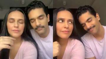 Neha Dhupia, Angad Bedi takes 'Who's most likely to' challenge. Know who's more jealous and will lik