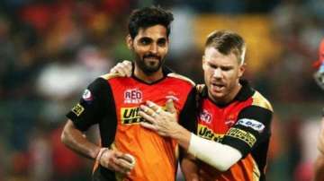 Bhuvneshwar Kumar and David Warner