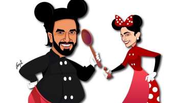 Ranveer Singh, Deepika Padukone turn into Mickey and Minnie amid lockdown