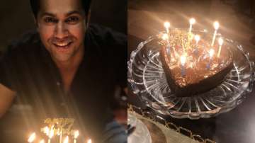 Varun Dhawan celebrates 33rd birthday with homemade chocolate cake. Check inside photos