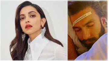 Deepika Padukone labels Ranveer Singh as 'husband' while he sleeps, see pic