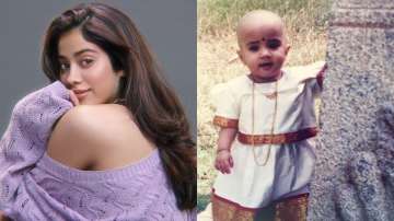 Janhvi Kapoor's childhood photo posted by mother Sridevi goes viral on the internet