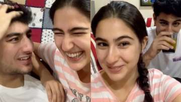 Sara Ali Khan is back with her 'Knock Knock' jokes, brother Ibrahim can't stop laughing